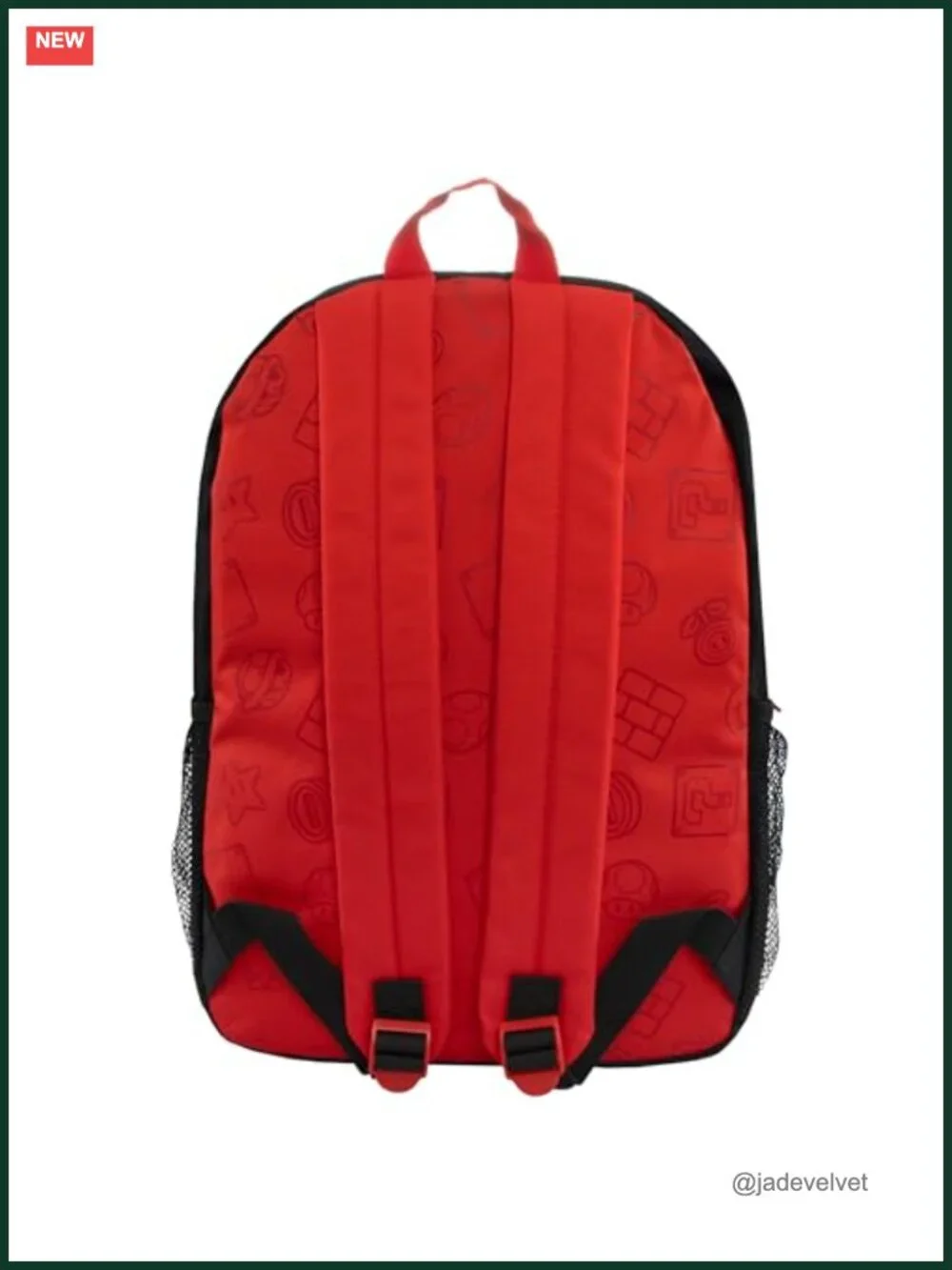 Super Mario Backpack with Pockets for Boys